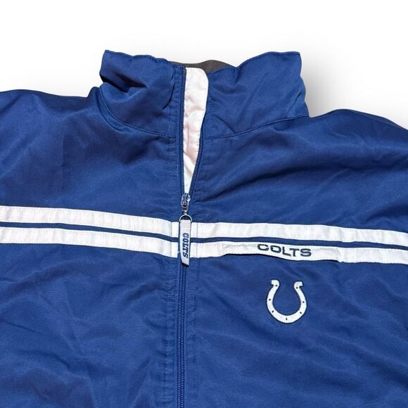Indianapolis Colts NFL Team Full Zip Fleece Lined Jacket Adult Size Large L - Picture 9 of 11